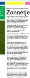 zonnetje